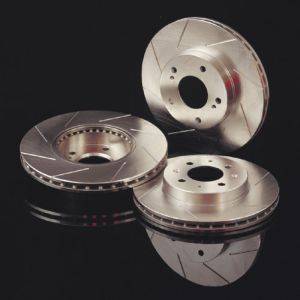 Slotted Rotors (pair), 1986-1989, Front, All Models
